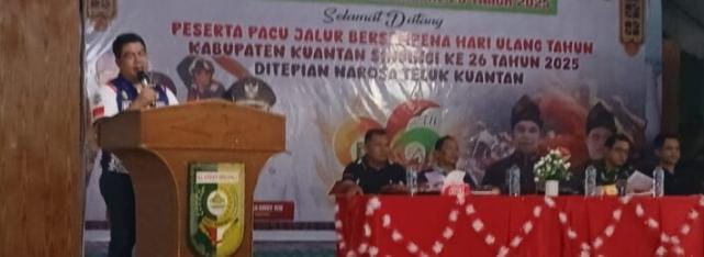 Pacu Jalur Hut Kuansing Tahun 2025 di Tepian Narosa Teluk Kuantan Tidak Menggunakan Anggaran APBD Kabupaten dan APBD Provinsi