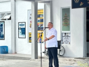 Kabapas Kelas I Palangka Raya Memberikan Amanat Kepada Seluruh Jajaran Pegawai 