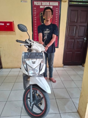 Polsek Tanjung Morawa Ringkus Pelaku Curanmor, Barang Bukti Diamankan