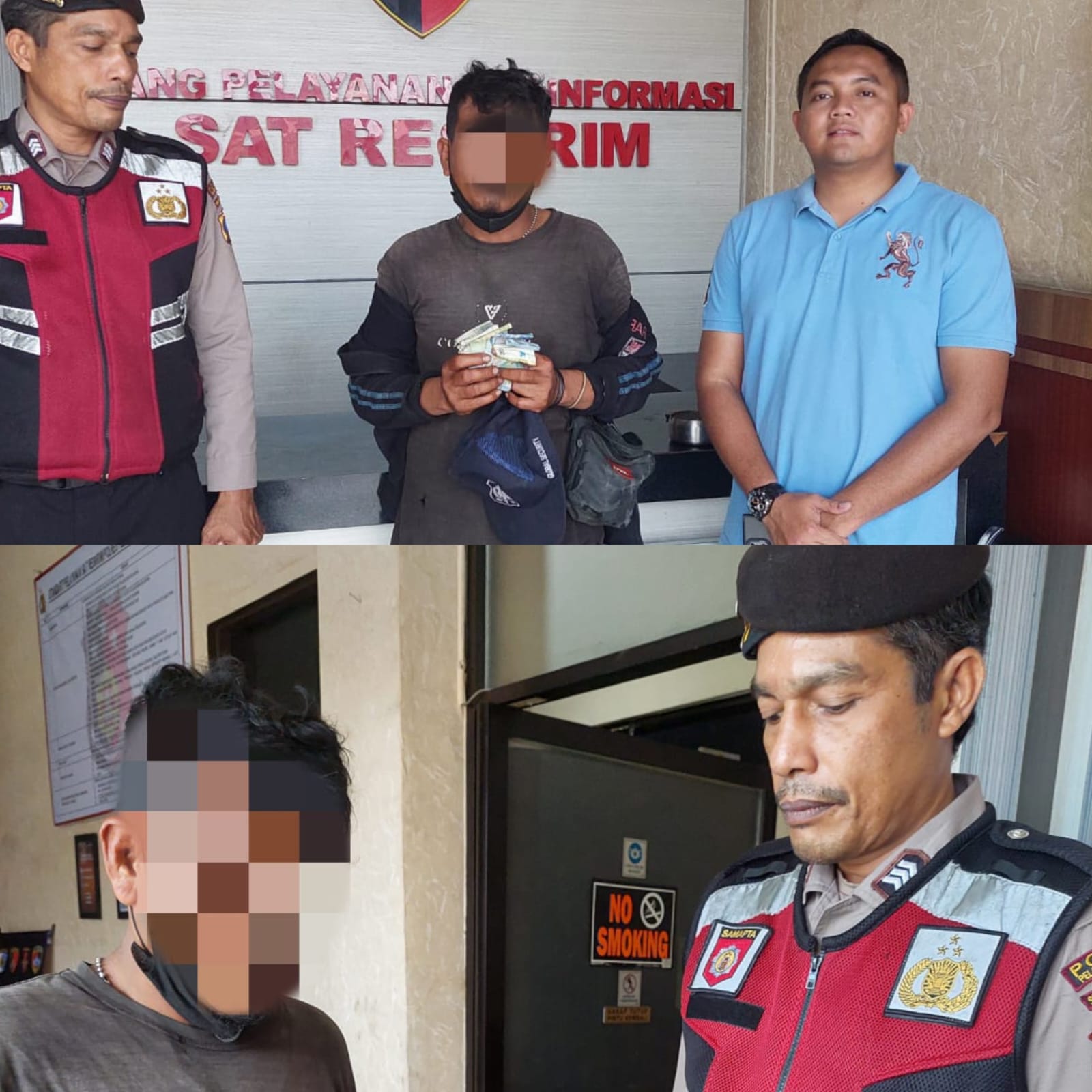 Tim Patroli Kota Presisi Sat Samapta Polres Pelabuhan Belawan Tangkap Pelaku Pungli