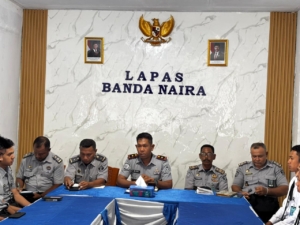 Lapas Bandanaira Rapat Evaluasi Kinerja, Kalapas Dorong Solusi Kolaboratif