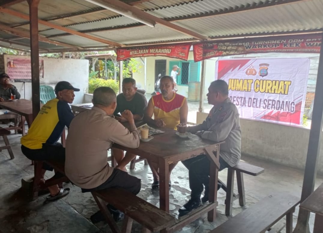 Polresta Deli Serdang Gelar Program Jum’at Curhat Guna Dengarkan Keluhan Dari Masyarakat