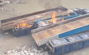 “Aman dan Kondusif” Diduga Aktivitas PETI Kebun Pemda Sudah di Musnakan dan di Bakar Menjadi ABU.