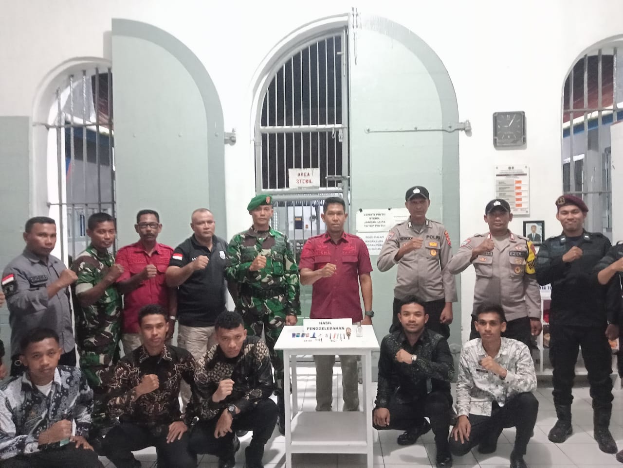 Operasi Tumpas Halinar, Lapas Bandanaira Kembali Gelar Razia Gabungan