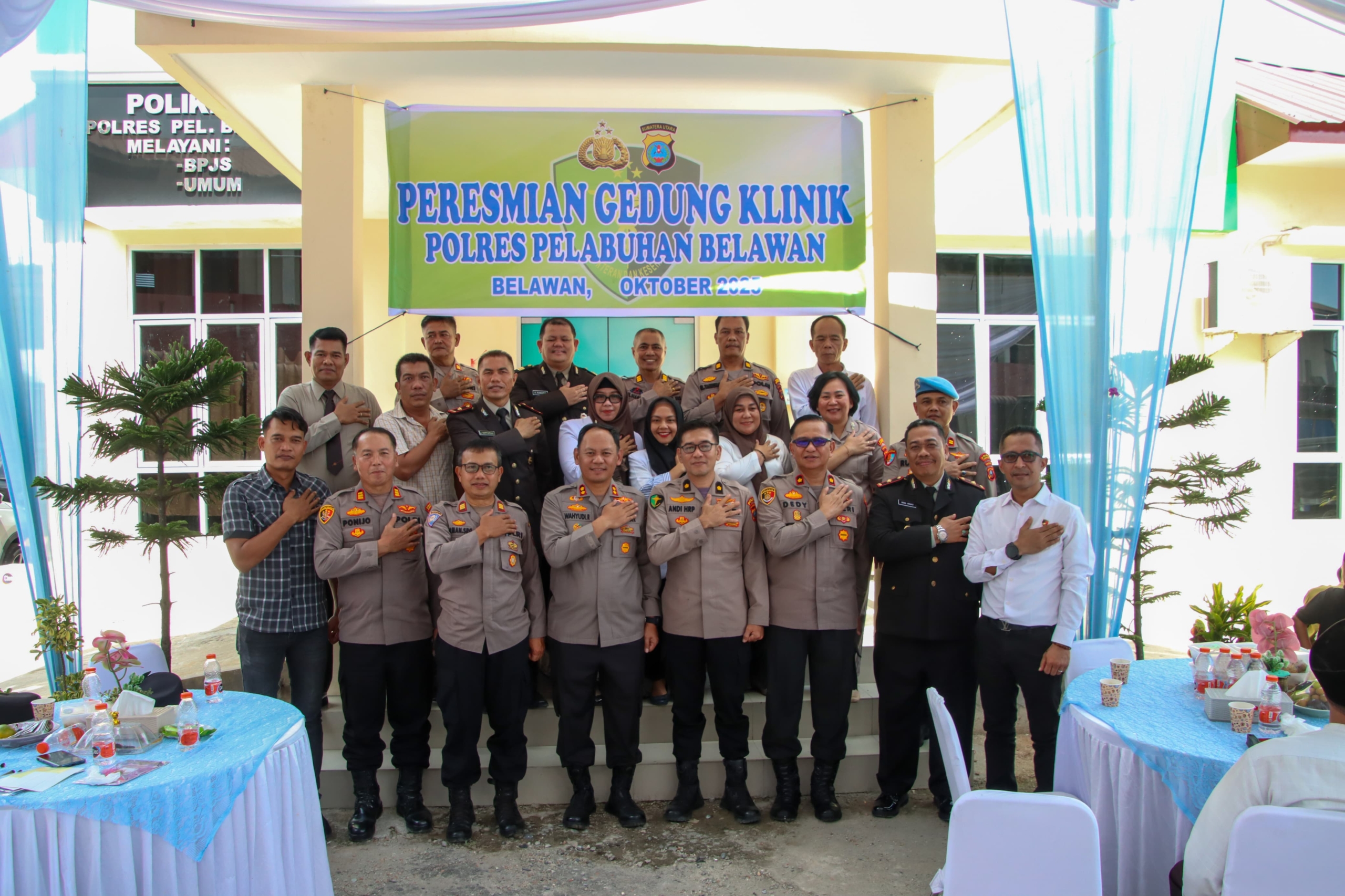 Kapolres Pelabuhan Belawan Resmikan Gedung Poliklinik Polres untuk Layani Personel dan Masyarakat
