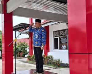 Bapas Palangka Raya dalam Rangka Peringatan Sumpah Pemuda Yang Ke-97 Upacara  Berlangsung Penuh  Khidmat 
