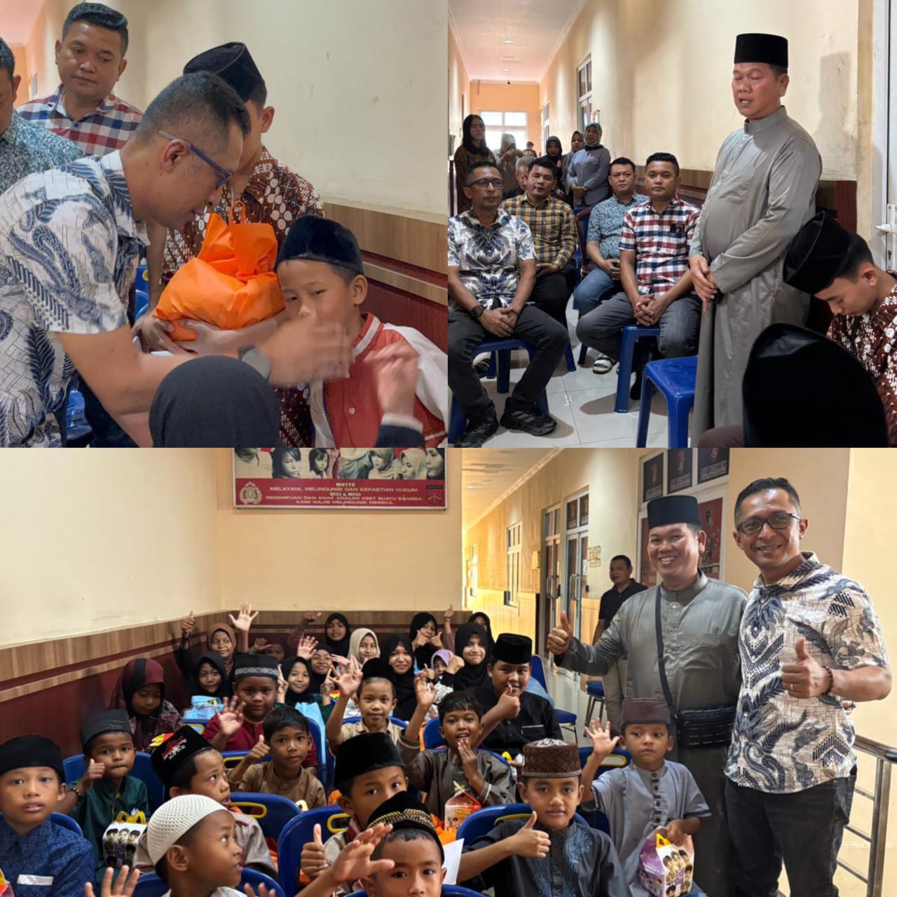 Sat Reskrim Polres Pelabuhan Belawan Gelar Kegiatan Jum’at Berkah Bersama Anak Yatim