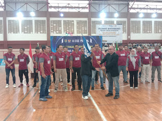 Warseno, SE, Berserta Pengurus Asosiasi Futsal Kabupaten Purwakarta Resmi dilantik Masa Bakti 2024 – 2028.