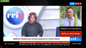 RRI Pro 3 Jakarta Terpukau! Kalapas Wahai Ungkap Rahasia Ketahanan Pangan dari Lapas