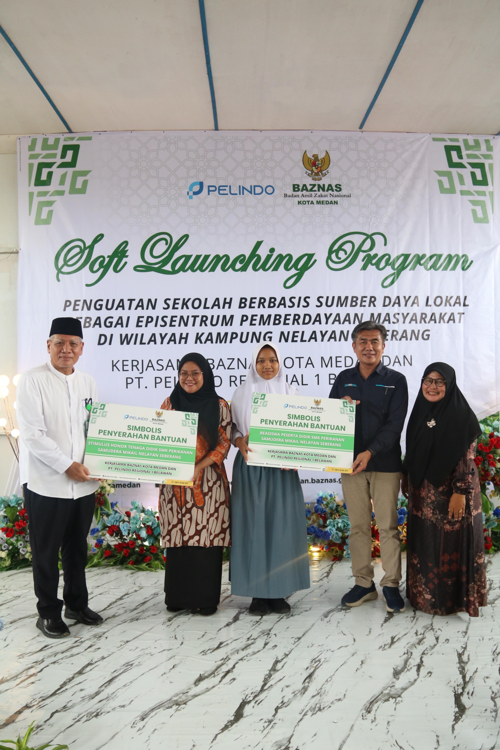 Pelindo Regional 1 Bersama BAZNAS Luncurkan Program Pendidikan Berbasis Sumber Daya Lokal