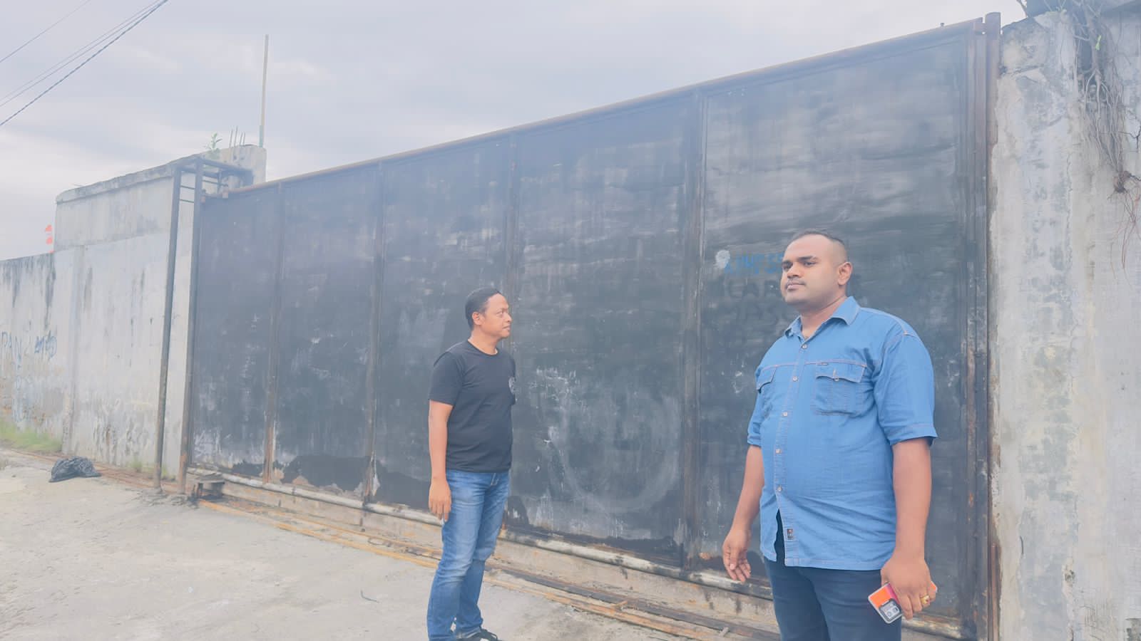 Sat Reskrim Polres Pelabuhan Belawan Cek Kebenaran Informasi Gudang Penimbunan BBM di Jalan Hiu