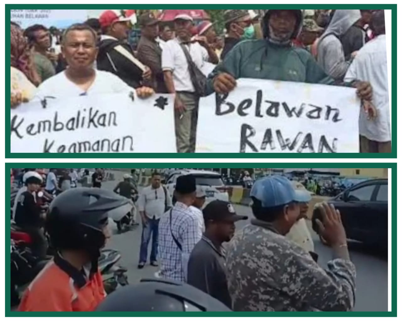 Begal Meresahkan Aliansi Masyarakat Belawan Mendatangi Polres Pelabuhan Belawan