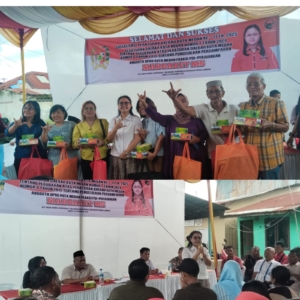 Margaret MS Menghimbau Masyarakat Berkesadaran Dalam Membuang Sampah dan Taat Perda Kota Medan No 7 tahun 2024.
