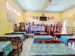 Polres Pelabuhan Belawan Sosialisasikan Penerimaan Siswa Baru SMA Kemala Taruna Bhayangkara 2026 di Hamparan Perak.