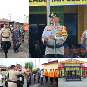 Polres Pelabuhan Belawan Gelar Apel Pasukan Operasi Lilin Toba 2025