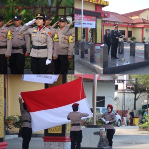 Polres Pelabuhan Belawan Gelar Upacara Peringatan Hari Ibu ke-97