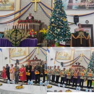Jemaat Berbagai Gereja Hadiri Perayaan Natal Oikumene Masyarakat Kristiani Kecamatan Belawan