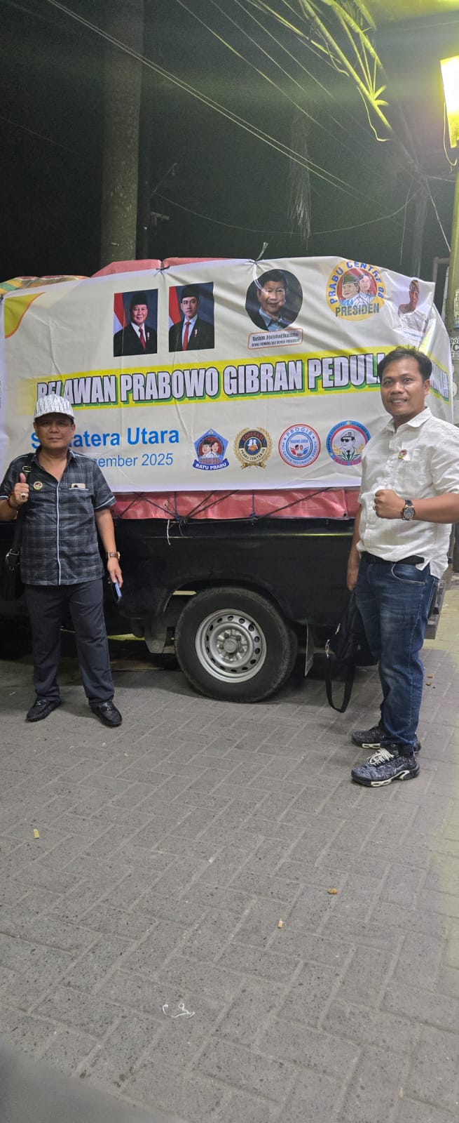 Ketua DPP PROGIB Dimpos Simamora, S. E.,SH Berangkatkan Bantuan Untuk Korban Bencana Tapteng