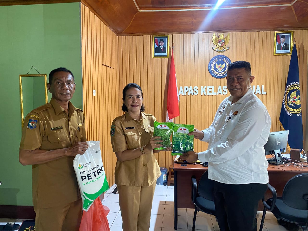 Dinas Pertanian Kabupaten Maluku Tenggara Salurkan Bantuan Bibit dan Pupuk, Lapas Tual Bangun Kemandirian Pangan Warga Binaan
