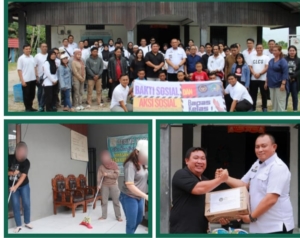 Gerakan Nasional Pemasyarakatan Peduli, Bapas Palangka Raya Berbagi di Panti Asuhan Kasih Karunia