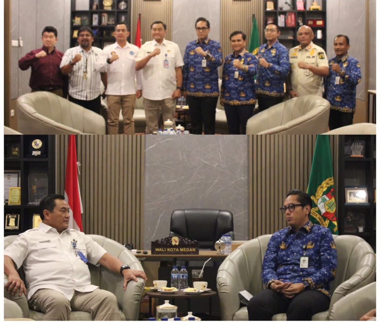 Kepala BNNP Sumatera Utara Audiensi dan Silaturahmi ke Wali Kota Medan guna perkuat sinergitas pelaksanaan P4GN