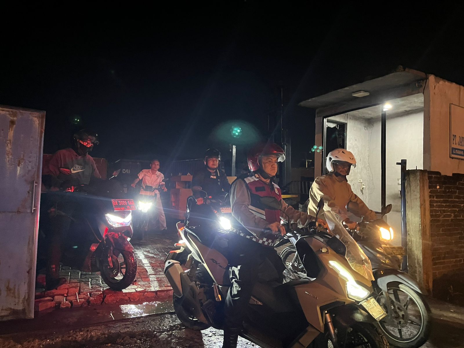 Polres Pelabuhan Belawan Gelar Patroli Malam Cegah Gangguan Kamtibmas
