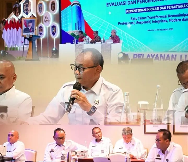 Perkuat Komitmen Transformasi, Kakanwil Ditjenpas Sulut Hadiri Rakor dan Refleksi Akhir Tahun 2025