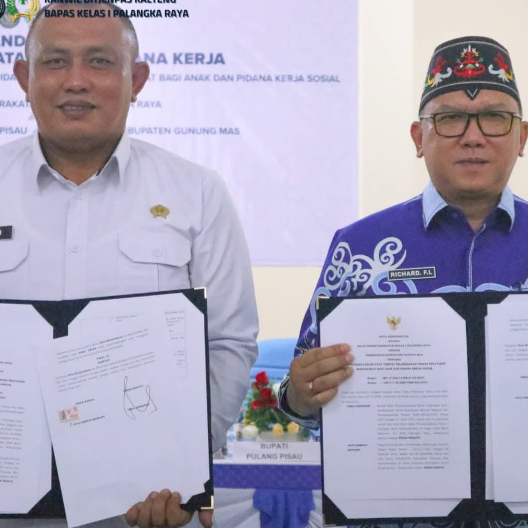 Balai Pemasyarakatan Penandatanganan Sepakat Nota  Pelaksanaan Pidana Kerja Sosial Bersama Pemerintah 