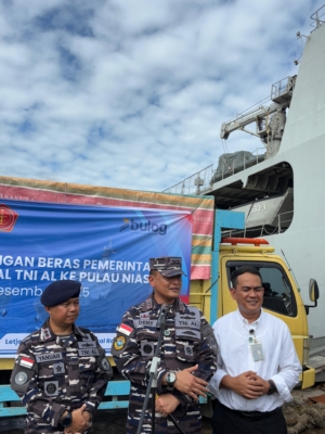 Pelindo Dukung Pengiriman Cadangan Beras Pemerintah ke Pulau Nias