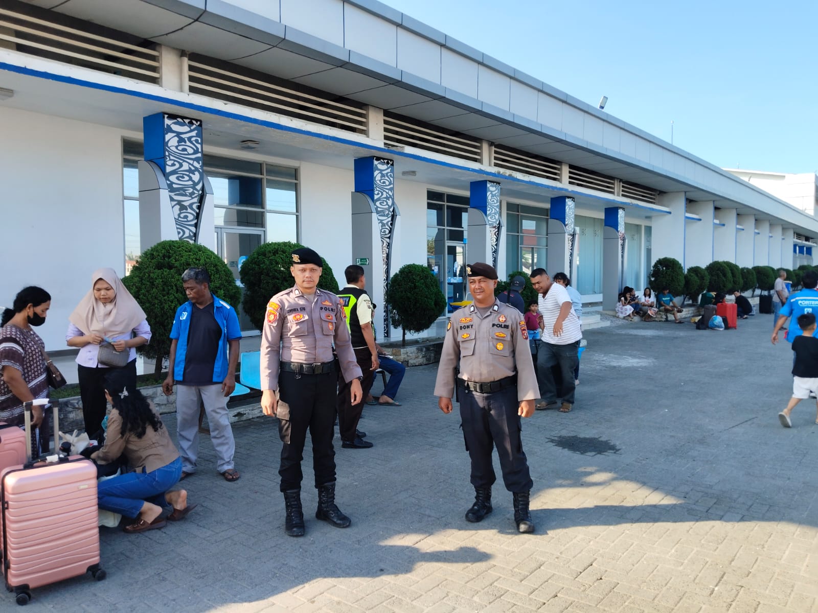 Polres Pelabuhan Belawan Amankan Kedatangan KM Kelud