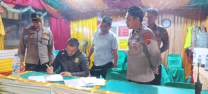 Kabag Ops Polres Pelabuhan Belawan Lakukan Pengecekan Pos Pam dan Pos Pelayanan Terpadu Ops Lilin Toba 2025