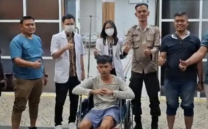 Mantap ! Saat  dilakukan Penangkapan Pelaku Pencurian Sepeda motor Mencoba Melawan Petugas  Diberi Hadia Berupa  Tembakan Tindakan tegas dan Terukur