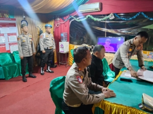 Kapolres Pelabuhan Belawan Sidak Pos Pam Ops Lilin Toba 2025 di Marelan