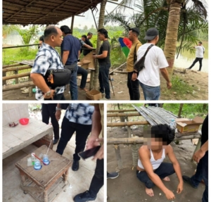 Mantap!Gabungan Satres Narkoba Polres Langkat Berasil Berantas Narkoba, Dua Lokasi Rawan di Tanjung Pura Disikat bersi