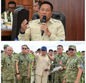 Wakil Menteri Pertahanan Kunjungan Kerja Ke pangkalan TNI AU Roesmin Nurjadin