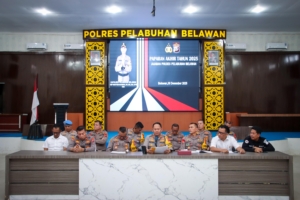 Sepanjang Tahun 2025, Tindak Pidana di Wilkum Polres Pelabuhan Belawan Turun