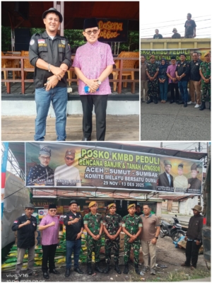KMB Dumai Salurkan Bantuan Kemanusian Ke Tiga Provinsi Terdampak Bencana.