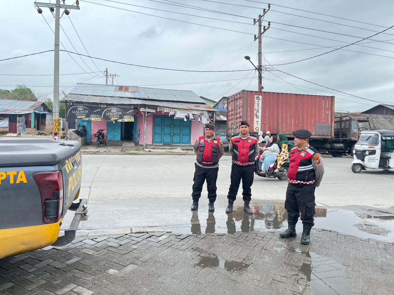 Sat Samapta Polres Pelabuhan Belawan Gelar Patroli Rutin Cegah Gangguan Kamtibmas