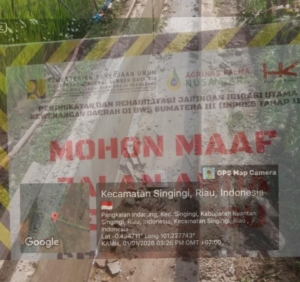 “Fenomena Tahun 2026” Sijulefendi PWMOI Kuansing Kecam Keras, Proyek Irigasi Desa Pangkalan Indarung Tidak Ada Papan Pagu Anggaran