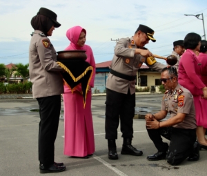 Polres Pelabuhan Belawan Gelar Upacara Laporan Kenaikan Pangkat