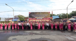 Polresta Deli Serdang Gelar Upacara Kenaikan Pangkat 88 Personelnya