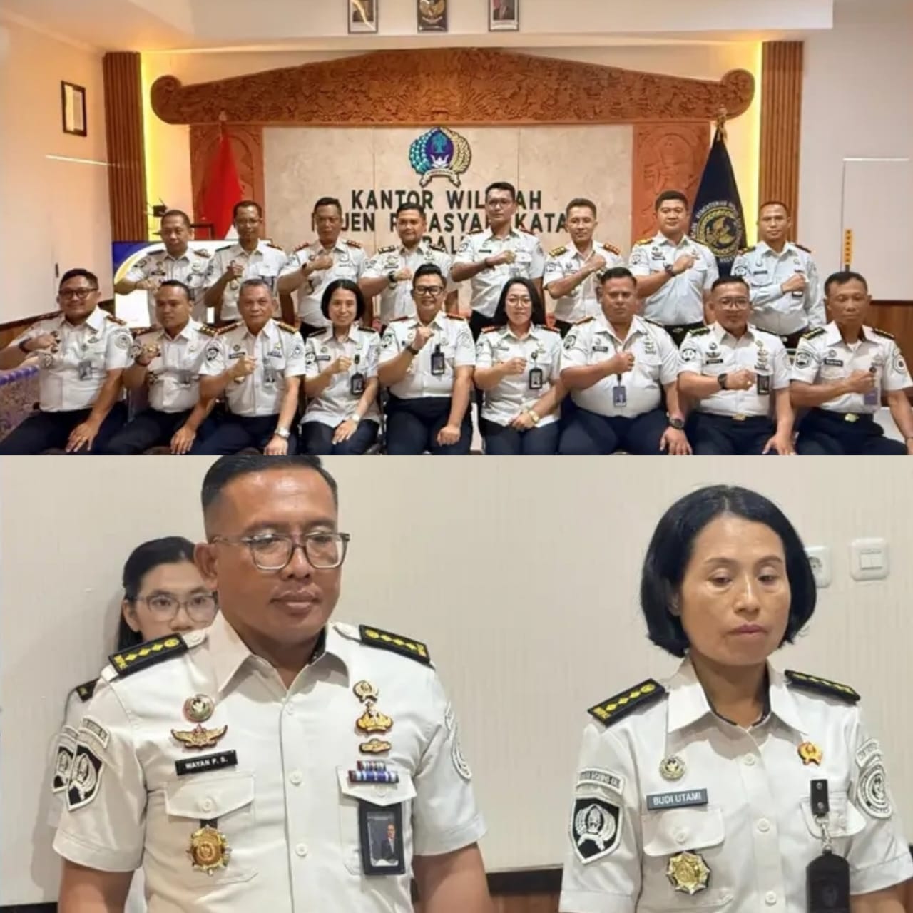 Satukan Komitmen, Kakanwil Ditjenpas Bali Bersama Dengan Pejabat Administrasi Dan Kepala UPT Pemasyarakatan Seluruh Bali Tandatangani Perjanjian Kinerja Tahun 2026