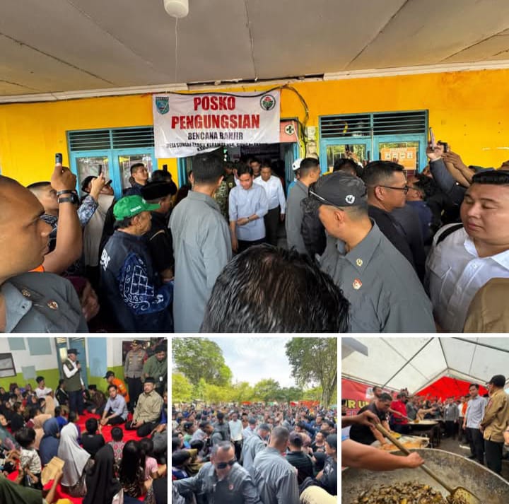 Wapres Tinjau Posko Pengungsian dan Permukiman Terdampak Banjir di Kabupaten Banjar