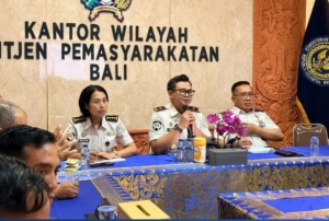 Perkuat Kinerja Organisasi Kanwil Ditjenpas Bali Laksanakan Rapat Penyusunan Tugas