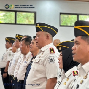Bapas kelas 1 Palangka Raya Menghadiri Kegiatan Pencanangan Pembangunan Zona Integritas Menuju Wilayah Bebas Dari Korosi WBK