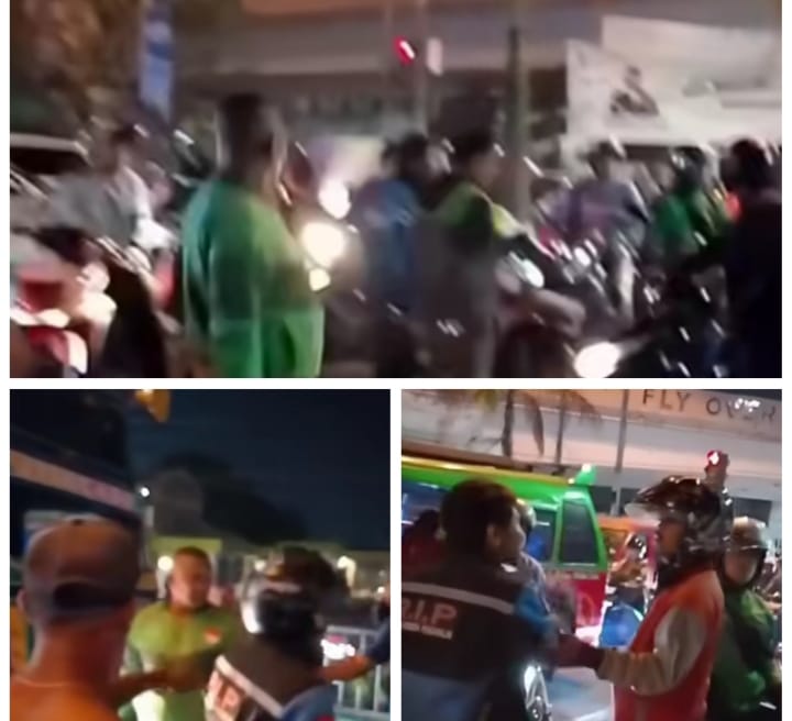 Terjadi Keributan Selisih Paham Antara  Pengendara Pengawal Ambulans dengan Sopir Bos Gunung Murni 