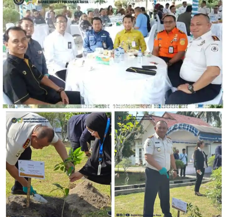 Ka Bapas Kelas 1 Palangka Raya Beserta Jajaran Turut Menghadiri Memperingati 25 Tahun BBPOM Balai Besar Pengawas Obat Makanan