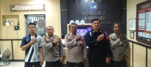 Sat Binmas Polres Pelabuhan Belawan Lakukan Pembinaan dan Koordinasi dengan Polsuspas Rutan Kelas I Labuhan Deli