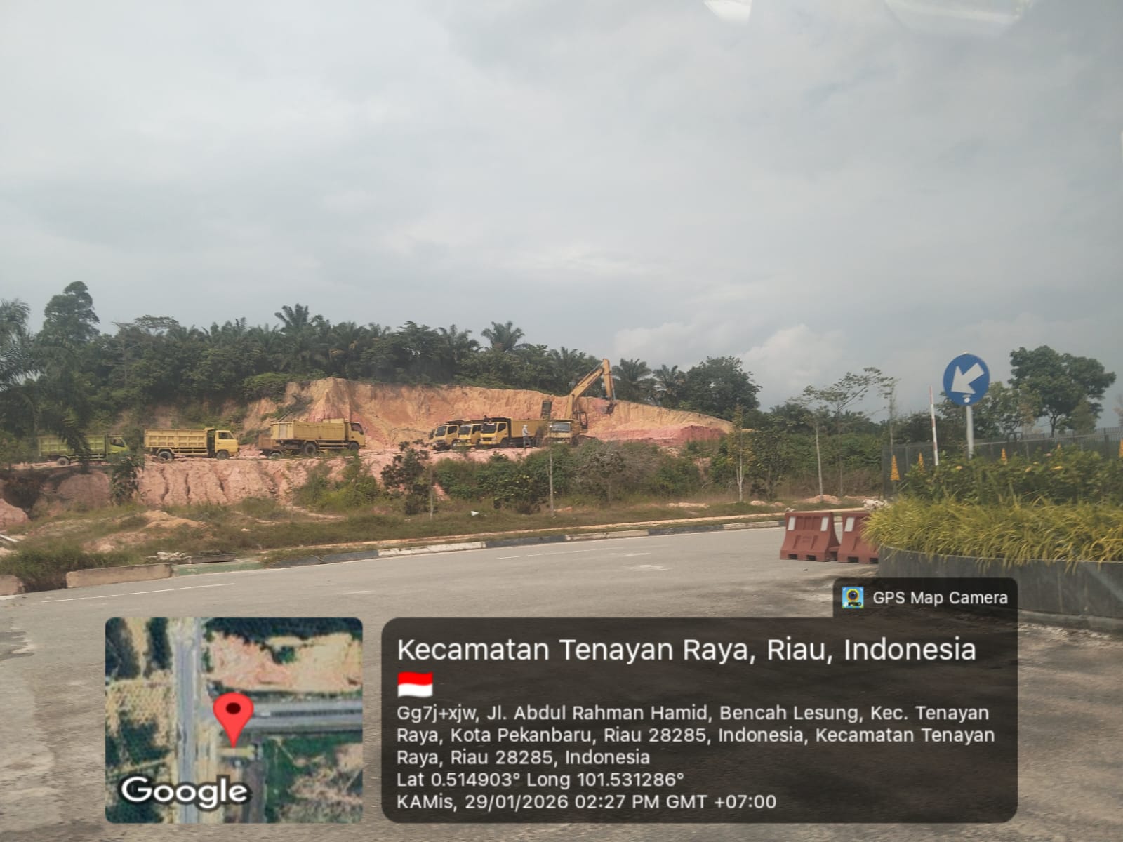 Aktivitas Galian C Diduga Ilegal di Tenayan Raya Dinilai Langgar Sejumlah Aturan, Dekat Kawasan Perkantoran Pekanbaru