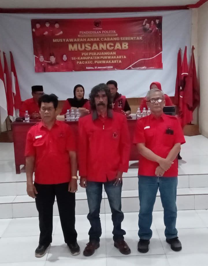 Selamat Atas Terpilihnya Sebagai Ketua PAC PDI Perjuangan Purwakarta Zefnal Lamber Lilipaly (Bung Lambert) Masa Bhakti 2026 – 2030
